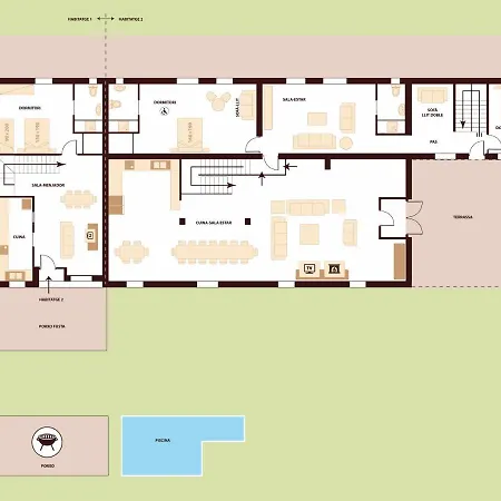 Willa Masia Restaurada Con Piscina Privada-28 Pax Girona