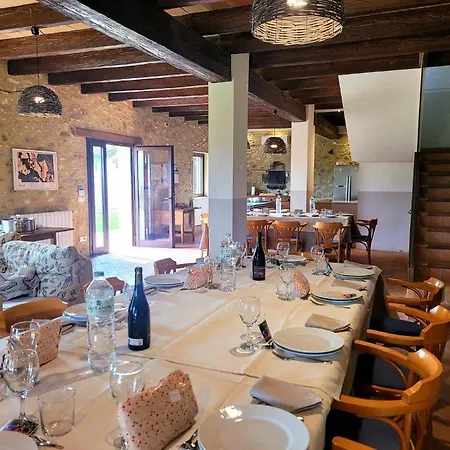 Masia Restaurada Con Piscina Privada-28 Pax Girona